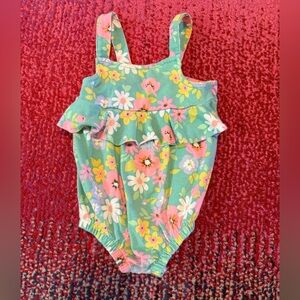 Cat & Jack floral romper 3-6m​